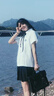 小野七天日系jk襯衫制服裙風(fēng)琴褶短袖泰式校服男女學(xué)生夏裝上衣 娃娃領(lǐng)短袖襯衫女 不含領(lǐng)結 M 曬單實(shí)拍圖