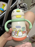 babycare小企鵝兒童保溫杯嬰幼兒寶寶保溫奶瓶水壺學飲直飲吸管杯兒童水杯 贈直通吸嘴- 把手款淺嗬綠 300ml 曬單實拍圖