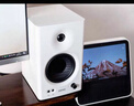 漫步者（EDIFIER）MR4 有源監(jiān)聽2.0音箱  HIFI音質 多媒體電腦電視音響 桌面音響 白色 曬單實拍圖