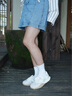 森達阿甘鞋女款2025秋新運動(dòng)風(fēng)跑步拼接厚底休閑鞋WP022CA5 米白 37 曬單實(shí)拍圖