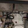 柏事然德國廚房水槽下水管套裝雙槽洗菜盆洗碗池水槽下水器防臭排水軟管 【110提籃*2】雙槽下水套裝 加厚提籃丨雙層防漏不潮濕 曬單實(shí)拍圖