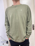 杰克·瓊斯（JACK&JONES）25年男裝秋季長(zhǎng)袖t恤男華夫格涼感純色亨利領(lǐng)口字母刺繡打底衫T恤 E03深地衣綠 M （175） 曬單實(shí)拍圖