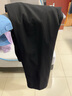京東京造西褲男休閑褲男士25夏季彈力免燙褲子男商務(wù)職場(chǎng)婚宴 黑色 33 曬單實(shí)拍圖
