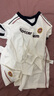 戴維貝拉（DAVE＆BELLA）男童五分褲套裝夏裝抗菌涼感防曬小童運動(dòng)兩件套兒童衣服童裝 白色【現貨】 100 cm（建議身高90-100cm） 曬單實(shí)拍圖