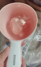 日康（rikang）水瓢水勺家用寶寶水舀洗頭杯卡通嬰兒花灑水舀子兒童沖水洗發(fā)杯 【櫻花粉】花灑 曬單實(shí)拍圖
