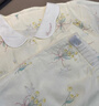 全棉時(shí)代孕婦月子服全棉紗布喂奶產(chǎn)后哺乳孕婦睡衣家居服套裝 郁金香160 曬單實(shí)拍圖