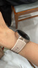 HUAWEI WATCH 5 42mm高端款爍金色904L不銹鋼表殼星云杏素皮復(fù)合表帶首創(chuàng)X-TAP智感窗鴻蒙eSIM通信手表 曬單實(shí)拍圖