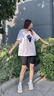 雅鹿安全褲女三分夏外穿大碼胖mm五分七分打底褲夏季薄款防走光打底褲 【黑色/五分褲】 1條 M 【建議體重100-120斤】 曬單實(shí)拍圖