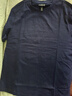 H&M男裝女裝T恤秋季透氣圓領(lǐng)短袖運(yùn)動(dòng)上衣短袖內(nèi)搭打底衫0685816 深藍(lán)色 185 L 175/108 曬單實(shí)拍圖