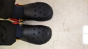 斯凱奇（SKECHERS）七夕禮物怪獸洞洞鞋男鞋軟底泡泡鞋休閑涼拖鞋鞋透氣外穿243311 曬單實(shí)拍圖