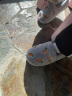 俞兆林（YUZHAOLIN）儿童棉拖鞋 男女童冬季保暖毛绒拖鞋宝宝防滑软底包跟居家棉鞋子 黄菠萝（包跟） 40-41 实拍图