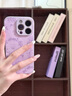 圣圖朗液態(tài)小羊皮草莓小熊適用iphone15promax蘋果13手機殼新款14plus小眾高級感12硅膠全包11防摔保護套 液態(tài)小羊皮草莓小熊-草紫色  iPhone 16 pro 曬單實拍圖