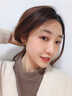 Jay 2025新款方形酒紅色耳環(huán)女百搭耳釘520送女朋友老婆禮物 曬單實(shí)拍圖
