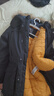 迪卡儂棉服中長款派克工裝加厚外套冬季大碼棉衣男-4557086 曬單實拍圖