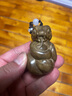 仙作美假一賠萬(招財蛇）烏木金絲楠木陰沉木實木雕刻手把件文玩擺件 曬單實拍圖