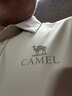 駱駝（CAMEL）戶(hù)外速干T恤短袖翻領(lǐng)冰感抗皺透氣吸汗運動(dòng)防曬上衣A15BZ01058 曬單實(shí)拍圖