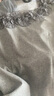 白鹿語(yǔ)立體花朵拼接連衣裙2025夏季新款兩種穿搭組合裙套裝女 灰色  M  曬單實(shí)拍圖