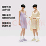 蕉內(nèi)【活動】5系睡裙女士冰絲涼感家居服睡袍晨袍春夏季性感吊帶裙睡 【睡裙】寥紫 M 曬單實拍圖