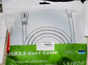 拓思曼適用羅技c1000e攝像頭USB3.1GEN2高清數(shù)據(jù)線4K視頻會(huì)議直播C1000S延長(zhǎng)線typec電腦10Gbps連接線 usb轉(zhuǎn)typec單彎5Gbps 3米 曬單實(shí)拍圖
