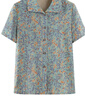 老人衣服2025夏季套裝女奶奶夏裝短袖襯衫老太太母親節(jié) 綠色【上衣+夏褲】 2XL 建議105-120斤 曬單實(shí)拍圖