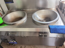 榮事達（Royalstar）商用大鍋灶凹面大功率飯店食堂猛火電磁爐電炒爐大功率學(xué)校飯堂爆炒電炒鍋落地灶臺大型電爐灶 【工程款】60cm雙頭大炒丨380V/24KW 曬單實(shí)拍圖