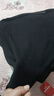 皮爾卡丹（pierre cardin）高檔桑蠶絲針織短袖t恤女夏季新款寬松V領(lǐng)女士休閑高端真絲上衣 經(jīng)典黑 3XL (145-160斤) 曬單實(shí)拍圖