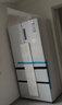 海爾（Haier）冰箱500L白色法式多門(mén)零距離自由嵌入式雙變頻風(fēng)冷一級超薄大容量家電國家補貼BCD-500WGHFD4DW9U1 曬單實(shí)拍圖