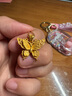 周大福 金絲羽蝶大版黃金吊墜女(工費520)約4.05g EOF1370七夕 曬單實拍圖