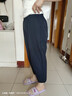 【全部降價(jià)處理】夏季新款女士寬松哈倫八分褲冰絲速干運(yùn)動(dòng)休閑褲 藏青色 【質(zhì)量升級(jí)款】 L 【建議120-140斤】 曬單實(shí)拍圖