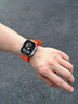 IFACE MALL新25夏款適用蘋(píng)果手表表帶apple watch ultra2海洋硅膠雙扣回環(huán)表帶iwatch S10/9/8/7/6/se表腕帶 橙色-海洋表帶 | 彈力鈦色扣 49mm表盤(pán)【適用Ultra2/1 】 曬單實(shí)拍圖