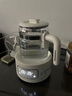 摩飛電器（Morphyrichards）電熱水壺全玻璃恒溫壺家用熱水壺?zé)畨仞B(yǎng)生煮茶壺多段控溫電水壺極速風(fēng)冷沖奶泡奶機(jī)MR5602 1.2L 椰奶白 曬單實(shí)拍圖