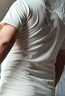 羅蒙（ROMON）t恤男夏季純色短袖男士polo衫男休閑商務(wù)上衣男裝 曬單實(shí)拍圖