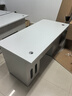 華訊中星鋼制辦公桌電腦桌職員桌員工桌書(shū)桌抽屜帶鎖五斗一空+鍵盤(pán)托1.4米 曬單實(shí)拍圖