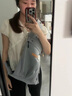 usbeesbaby清涼一夏嬰兒背帶M坐姿護(hù)髖四季通用透氣網(wǎng)面外出抱娃神器 銀漸灰冰絲棉JDQ 曬單實(shí)拍圖