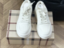 雅格獅丹（Aquascutum）男鞋2025秋季新款輕奢時(shí)尚板鞋男士厚底運(yùn)動(dòng)休閑小白鞋 白色 42 曬單實(shí)拍圖