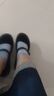 同源和老北京布鞋女正品新款春夏舒適舞蹈媽媽鞋酒店防滑軟底平絨工作鞋 黑色 38 曬單實(shí)拍圖