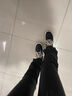 耕汐GENGXI歐洲站情侶RO倒三角高幫鞋春秋男鞋雙層底鞋女厚底增高板鞋馬丁靴 厚底細鞋帶 【5.5cm增高】 37 曬單實拍圖