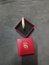中國(guó)黃金（CHINA GOLD）海棠花琺瑯銀手鐲女足銀繁花開(kāi)口銀手鐲新中式國(guó)風(fēng)送女友七夕禮物 紫藤花【約31g】 曬單實(shí)拍圖