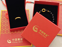 中國(guó)黃金（CHINA GOLD）無(wú)事黃金戒指男女士寬面古法足金素圈指環(huán)手飾情人節(jié)禮物送老婆 素圈無(wú)事戒指 圈號(hào)20【中金禮盒】 約1g 曬單實(shí)拍圖