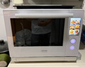 東芝（TOSHIBA）【官方旗艦店】原裝進(jìn)口 微波爐 白珍珠水波爐2.0尊享款 彩屏 微蒸烤炸一體機(jī) ER-XD7001CNW 東芝頂配款水波爐XD7001 曬單實(shí)拍圖