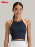 威爾勝（Wilson）官方25夏季新款女士ON THE DAILY彈力緊身輕度支撐帶胸墊運動(dòng)背心 海軍藍-WW00284511DBC M /170/88A 曬單實(shí)拍圖