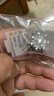 周六福煙花耳釘銀耳飾S925銀高級感生日禮物J0914098 一對 曬單實拍圖