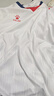 KELME /卡爾美定制足球服男套裝比賽透氣短袖V領組隊服印字印號球衣 白紅 XL 曬單實拍圖