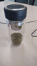 希樂(lè)玻璃杯雙層玻璃水杯高顏值男士商務(wù)辦公茶水分離杯便攜泡茶杯子 曬單實(shí)拍圖