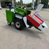 ZF小型玉米收割機(jī)柴油手推單行收獲機(jī)手扶拖拉機(jī)割臺(tái)帶扒皮秸稈粉碎 18馬力液壓款玉米收割機(jī) 曬單實(shí)拍圖