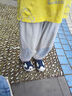 戴維貝拉童裝褲子夏裝男童棉束腳運(yùn)動(dòng)褲薄款絲光棉防蚊褲 曬單實(shí)拍圖