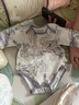 DOMIAMIA新生兒包屁衣寶寶服飾嬰兒哈衣0-6-12個(gè)月衣服 潘神之鹿-棉氨款 59cm 曬單實(shí)拍圖
