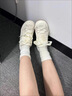 回力女鞋小白鞋女2025夏季新款芭蕾德訓(xùn)鞋軟底休閑百搭板鞋圓頭泡芙鞋 珍珠白【乳膠鞋墊 超輕軟底】 37 曬單實拍圖