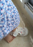 貝比寶寶鞋子學(xué)步鞋夏季薄款透氣6到12月嬰兒鞋軟底室內(nèi)防滑地板鞋 曬單實(shí)拍圖