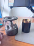 淺檬帶蓋防飛灰輕奢煙灰缸高檔創(chuàng)意家用客廳辦公室情人節(jié)禮物送男朋友 【暗夜黑色】配清潔筆 曬單實(shí)拍圖